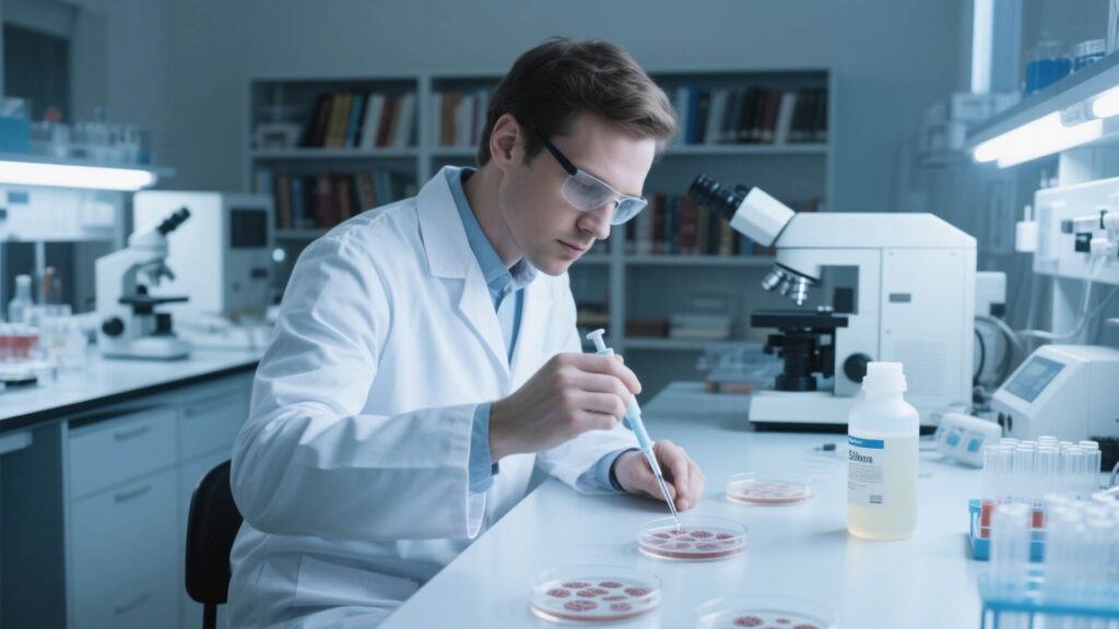 Medical applications of silicone oil