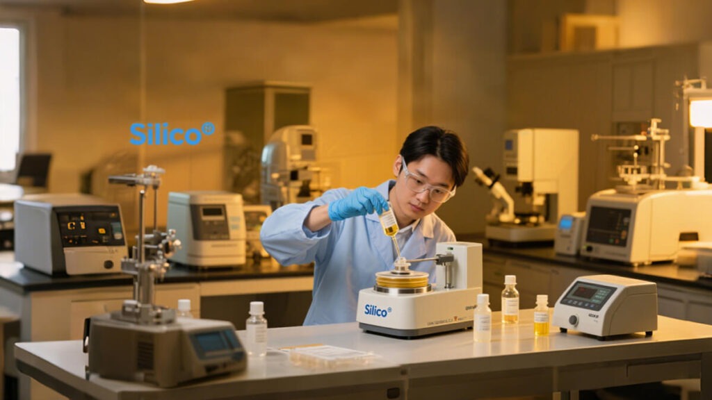 Practice of Silicone Oil Viscosity Testing