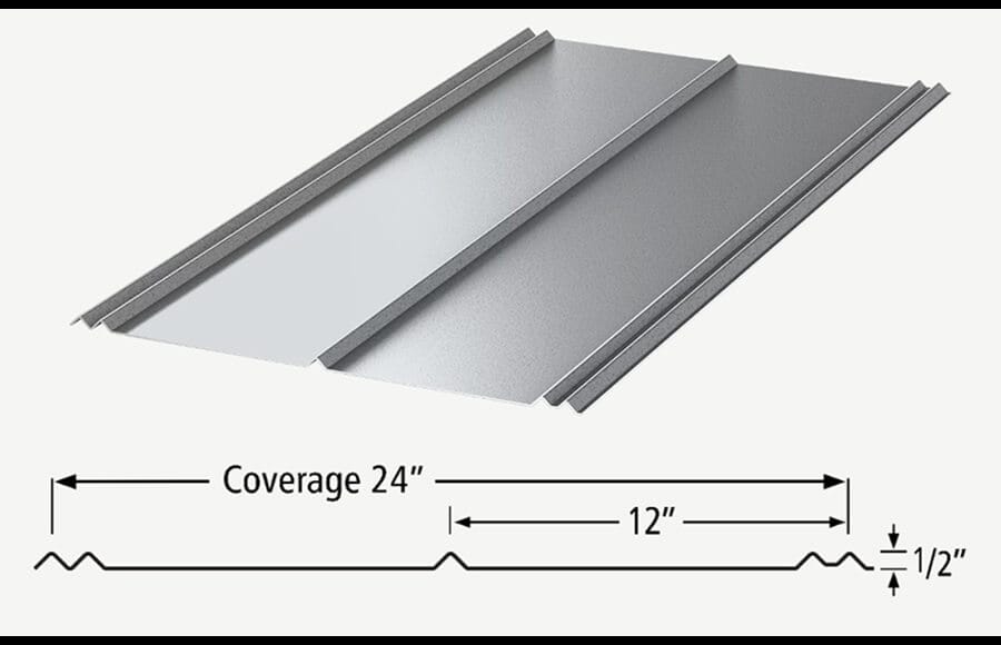 5V metal roofing panels