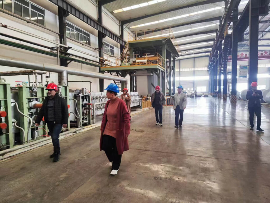 Client inspection at Hengze Steel factory2