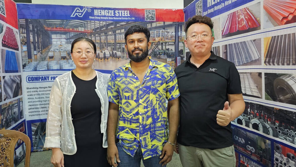 Hengze Steel appeared at the Sri Lanka Construction Expo