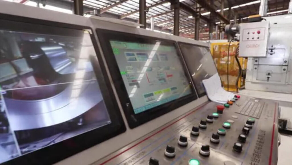 Screenshot of steel coil test report1