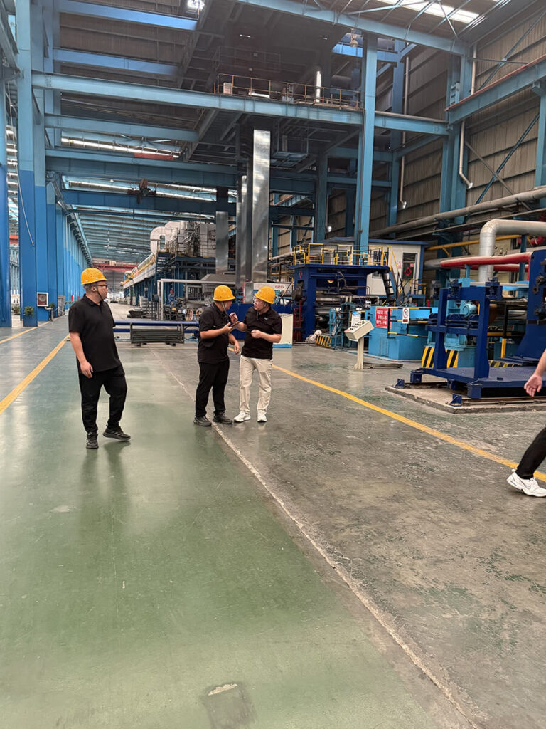 Argentine customers visited Hengze Steel Group8