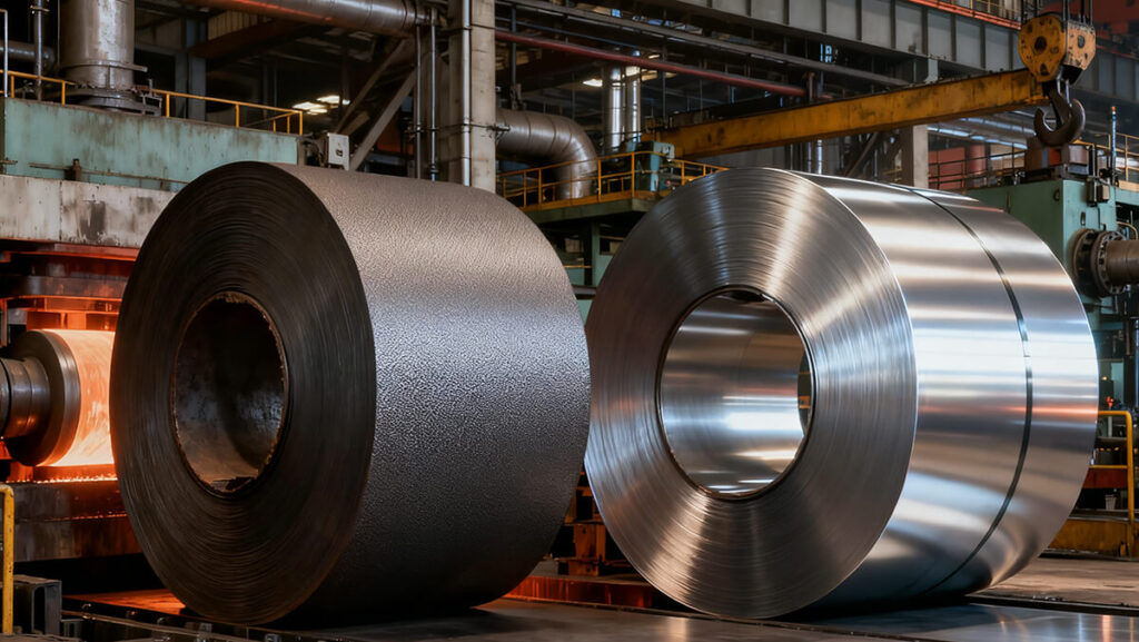 Hot-rolled VS cold-rolled coil