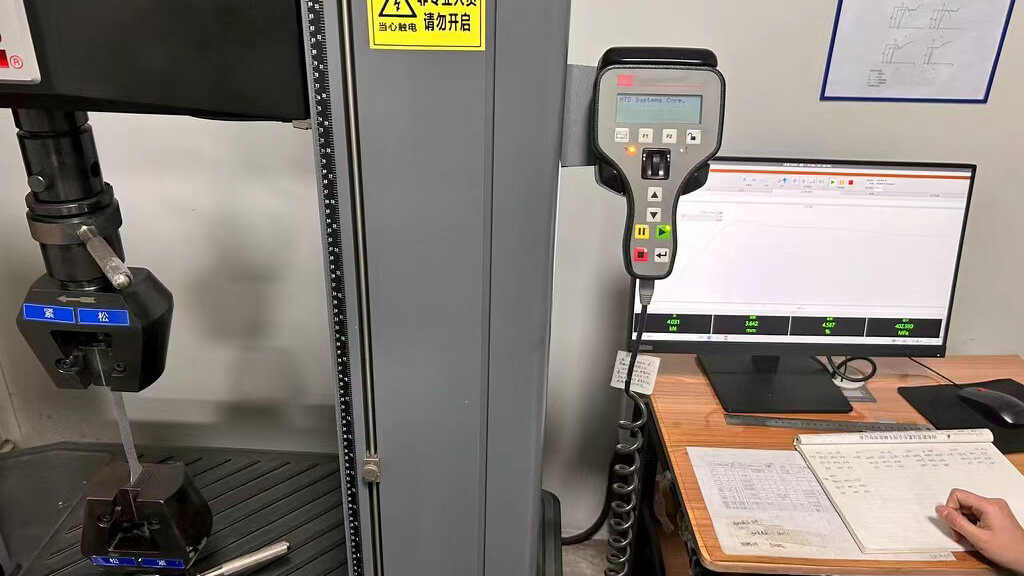 Steel Coil Sample Testing