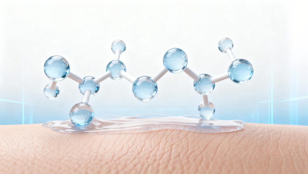 Dimethicone improving spreadability and skin-feel in modern skincare products