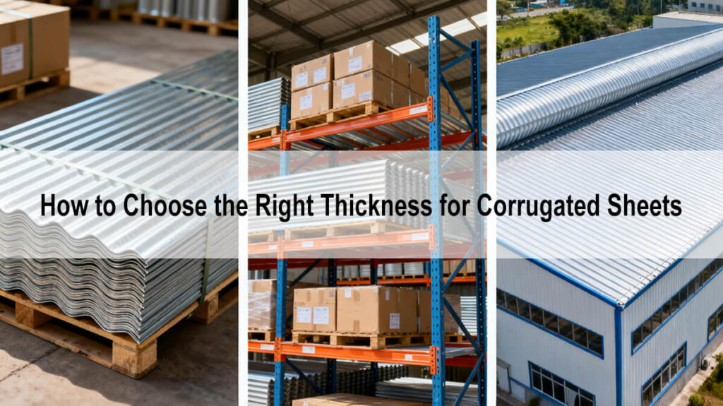 How to Choose the Right Thickness for Corrugated Sheets1