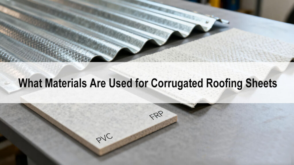 What Materials Are Used for Corrugated Roofing Sheets1