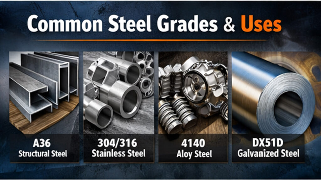 Common Steel Grades & Uses