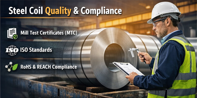 Steel coil Quality & Compliance