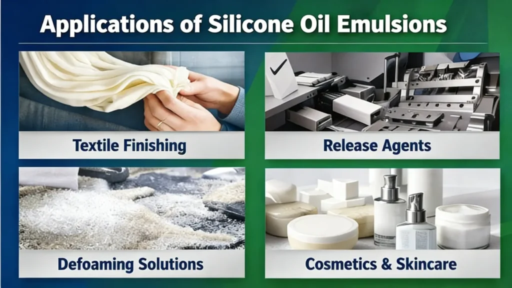Applications of Silicone Oil Emulsions