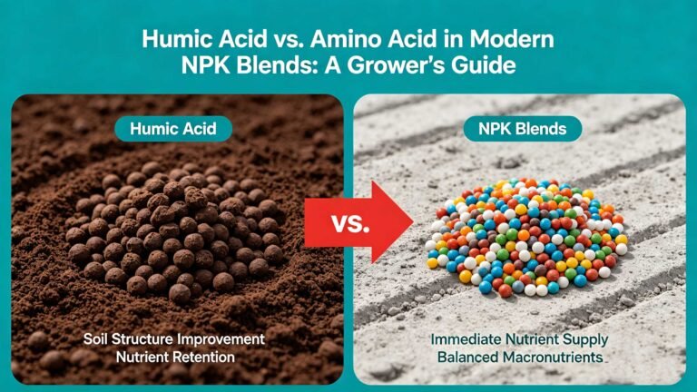 Humic Acid vs. Amino Acid in Modern NPK Blends: A Grower’s Guide